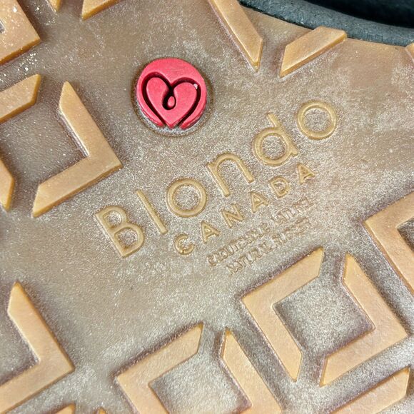 Blondo Rugged Snow Boots Shearling Lined Convertible Aqua Protect Brown Lthr 7.5 - Picture 11 of 12